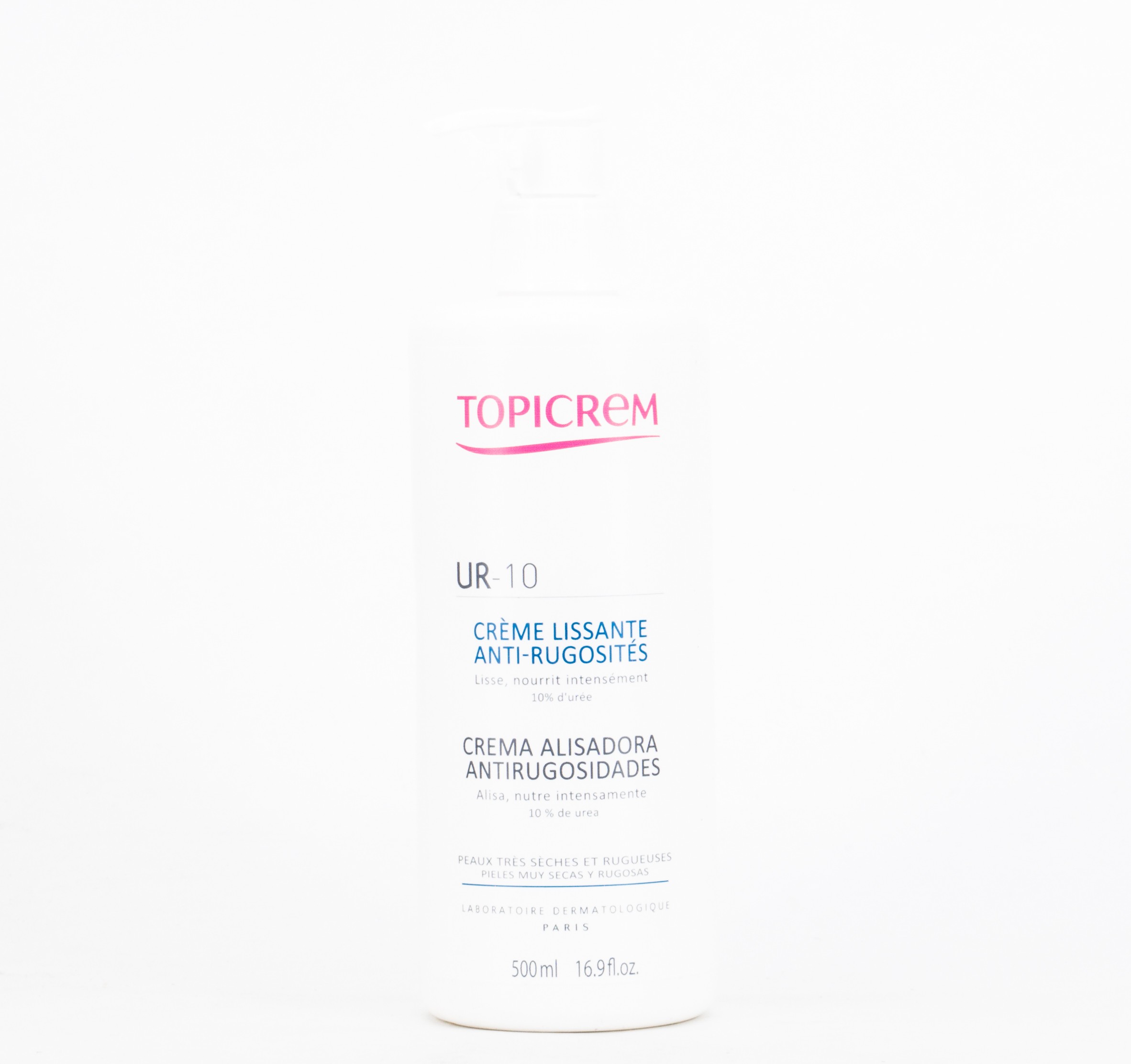 Topicrem UR10 Creme Alisante Anti-Rugosidade, 500 ml