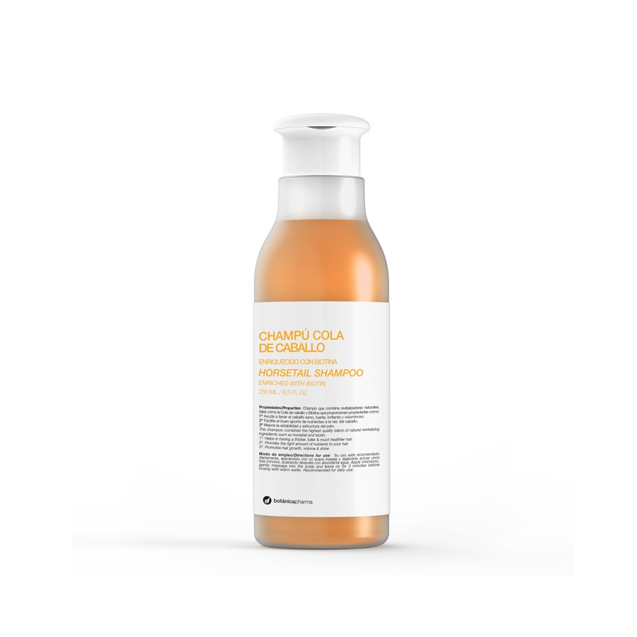 BotánicaPharma Cavalinha + Shampoo Biotina, 250 ml.