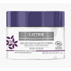 Cattier Purple Clay Body Scrub Gel - 200 ml