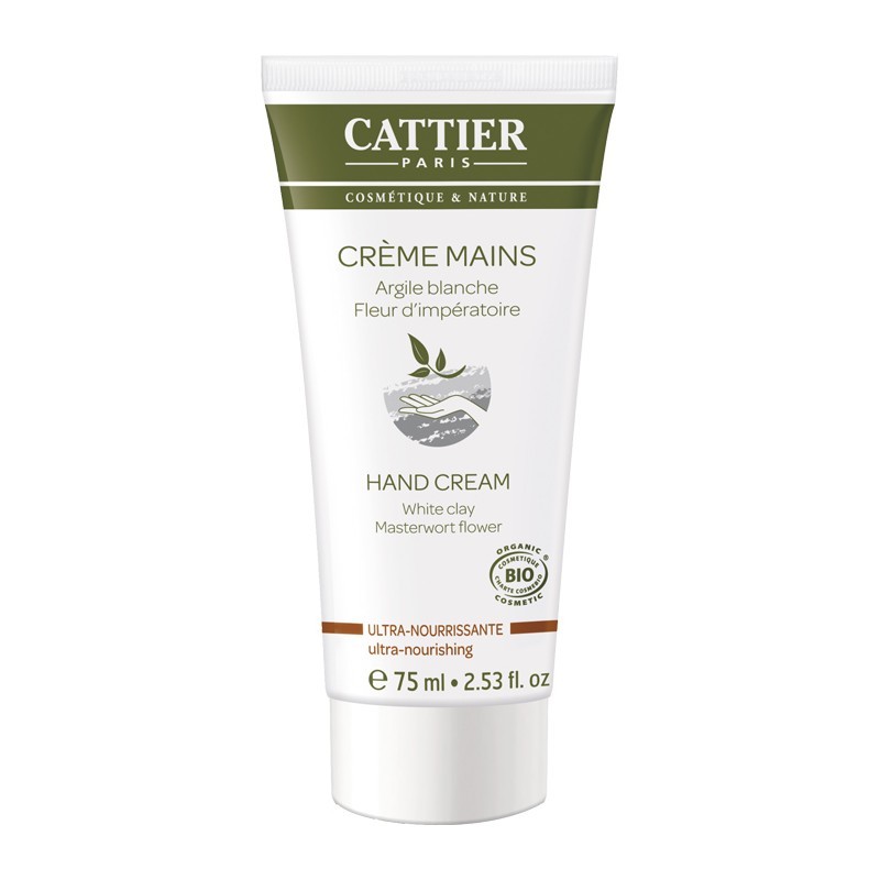 Cattier Ultra Creme Nutritivo para as Mãos, 75 ml.