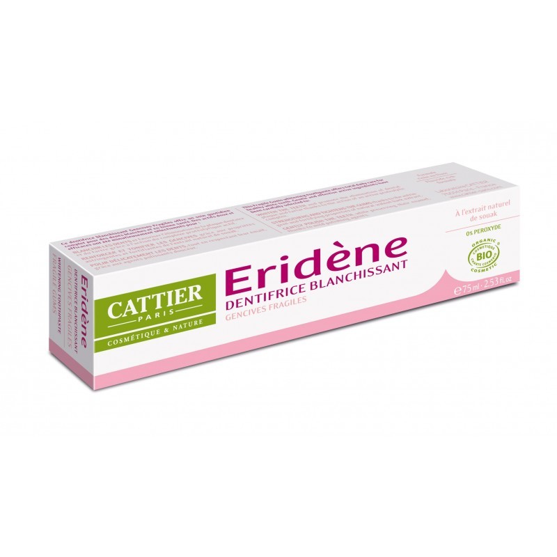 Cattier Dentifrico Eridene Gomas Sensíveis, 75ml.