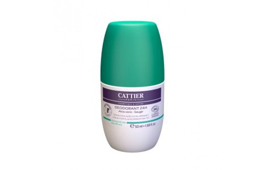 Cattier Roll-On Desodorante Aloe Vera 24 A 50 ml