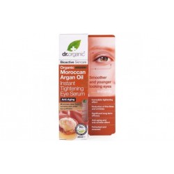 Dr Organic Instant sérum de contorno dos olhos refirmante. Argán, 30ml.