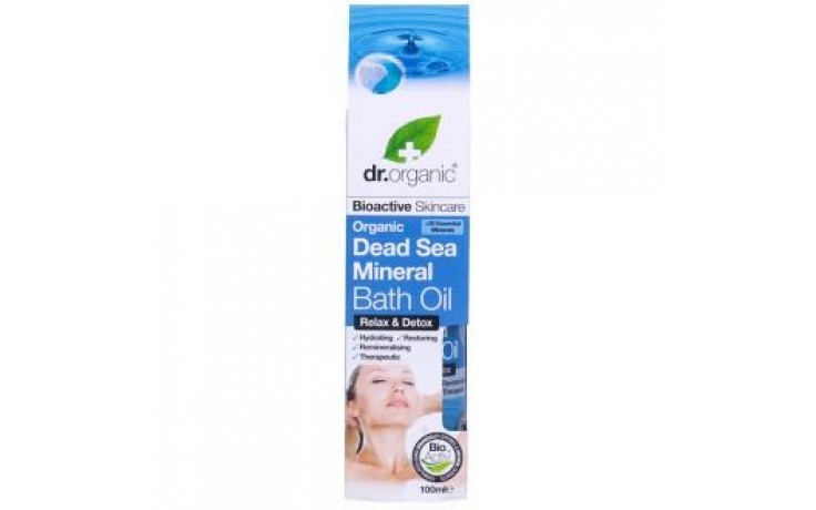 Dr Óleo de Banho Mineral Orgânico do Mar Morto, 100ml.