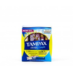 Tampax Compak Pérola Regular, 16 uds.