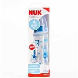 NUK Silicona M 6-18 L, 300ml.