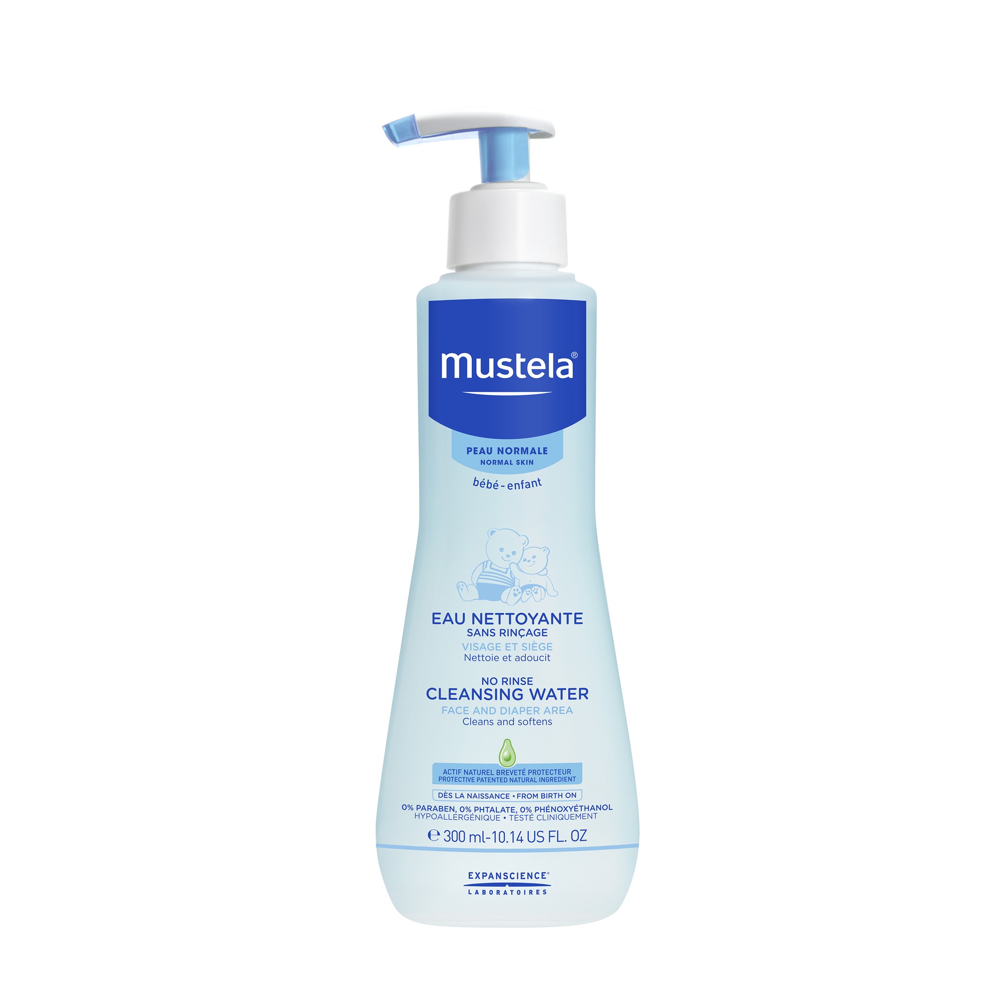 Mustela Physiobebe Rinse-In Água de Limpeza, 300 ml.