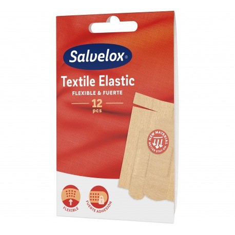 Salvelox Elastic Adhesive Dressings 3 tamanhos, 12 pcs.