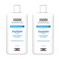 Isdin Daylisdin DUPLO Shampoo Ultra Suave, 2x400ml.