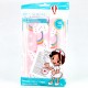 Máscara cirúrgica infantil Desenho rosa, 10 pcs.