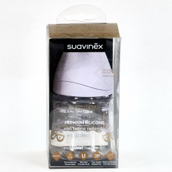 Suavinex Premium Silicone Mamadeira 3 Posições, 150ml.