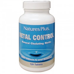 Controle Natures Plus Metal, 120 comprimidos.