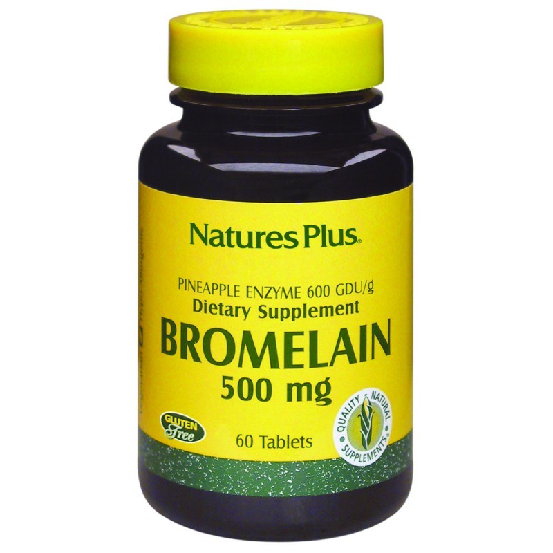 Natures Plus Bromelina 500mg, 60 comprimidos.