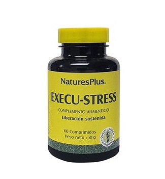 Natures Plus Execu-Stress, 60 comprimidos.