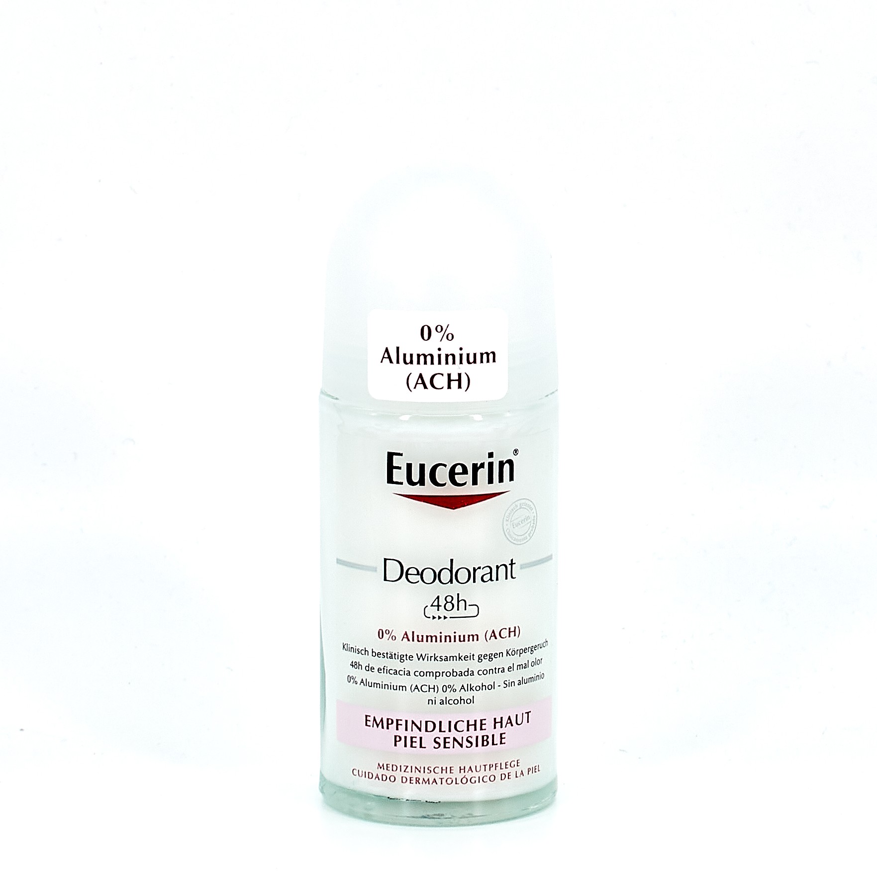 Eucerin Desodorante 0% Alumínio Roll-On, 50 ml.