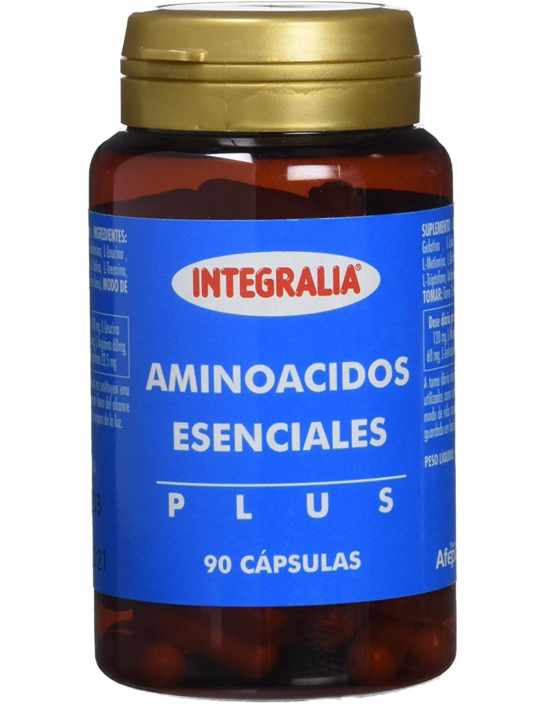 Integralia Aminoácidos Essenciais Plus, 90 cápsulas.