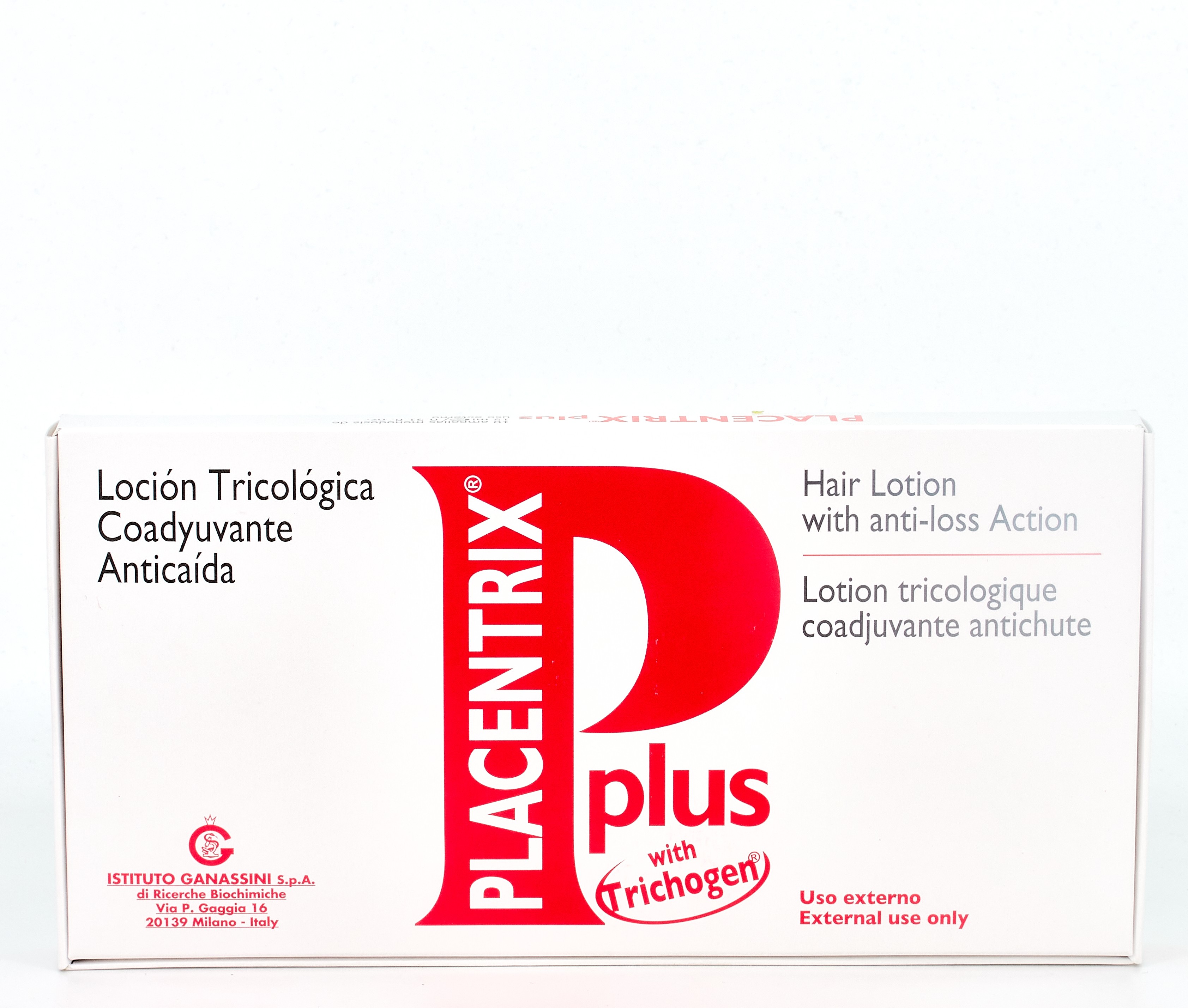 Placentrix Plus Loção Antiqueda de Cabelo, 10 ampolas.