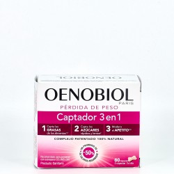 Oenobiol 3-em-1 aglutinante de gordura, 60 Cápsulas