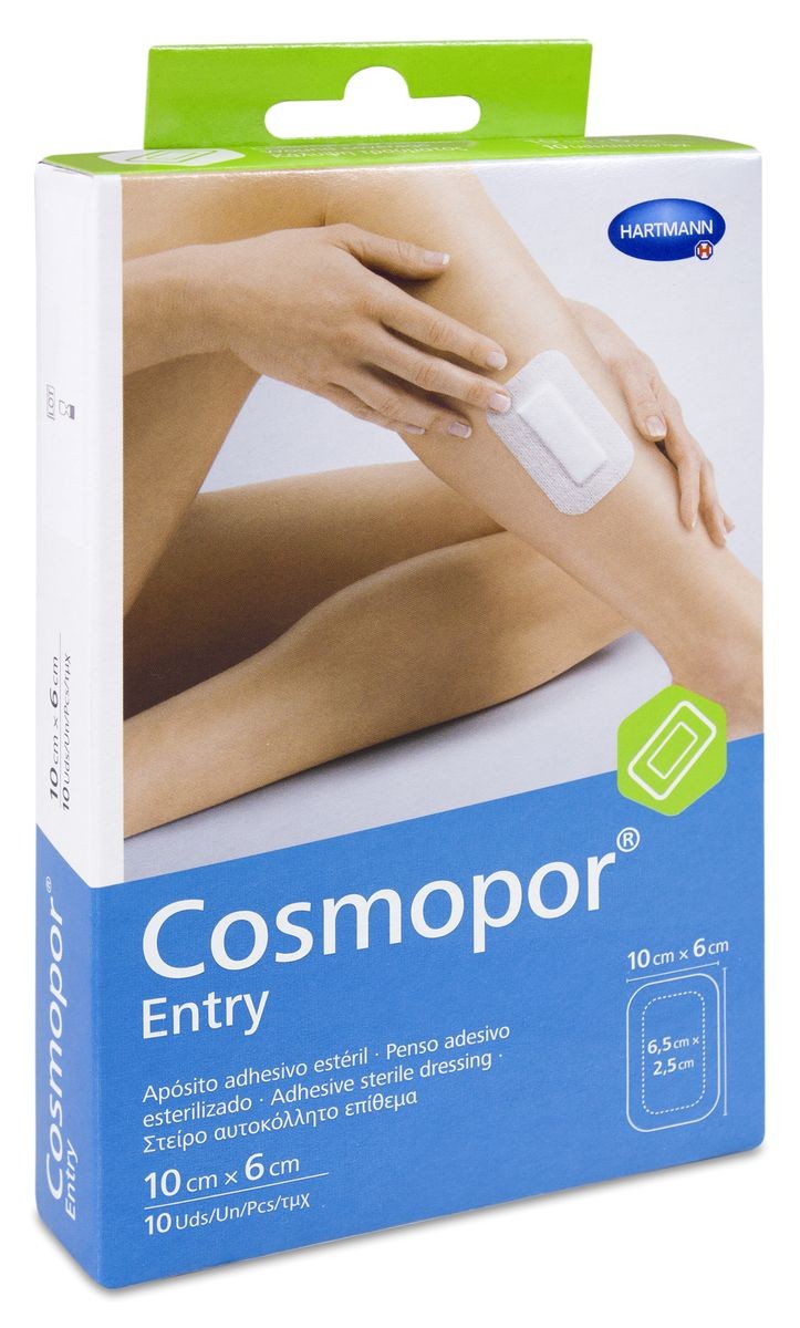 Cosmopor Entrada Estéril Dressing 10x6 cm, 10 pcs.