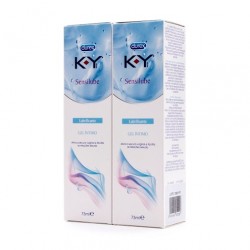 K-Y DUPLO Gel Lubrificante Íntimo Solúvel em Água, 2x75ml.