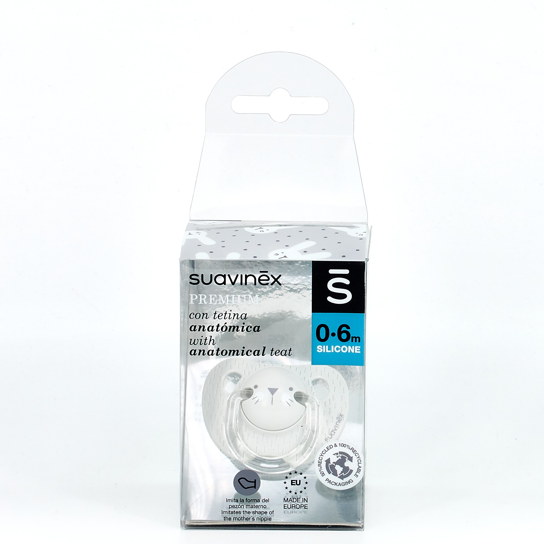 Chupeta Anatômica de Silicone Suavinex 0-6m, 1 pc.