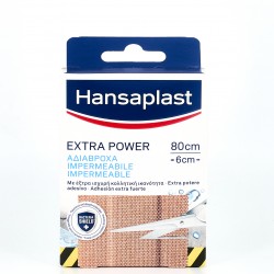 Hansaplast Curativo adesivo extra forte, 8 curativos 10x6 cm