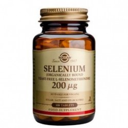 Solgar Selenium 200 mcg, 50 comprimidos.