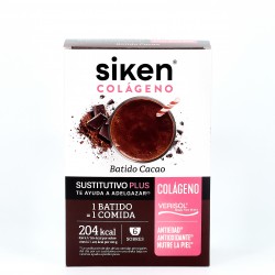 Siken Collagen Cocoa Smoothie, 6 sachês.