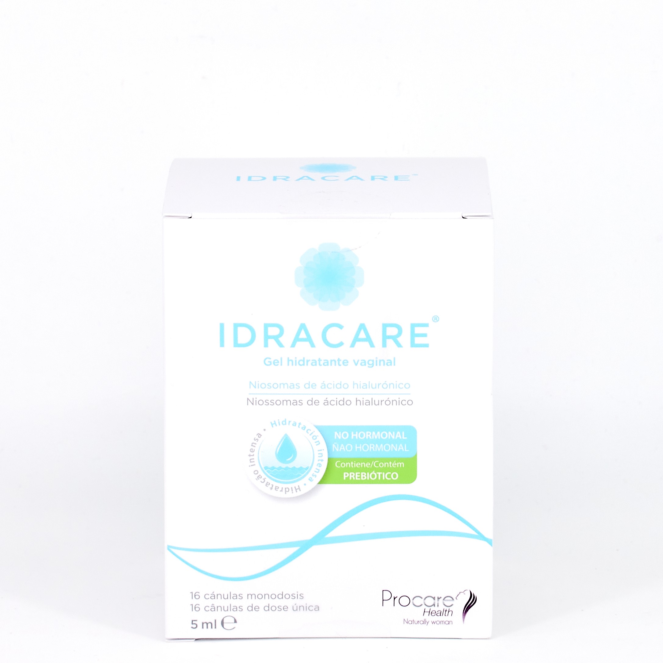 Idracare Gel Hidratante Vaginal, 16 Cânulas x 5ml.