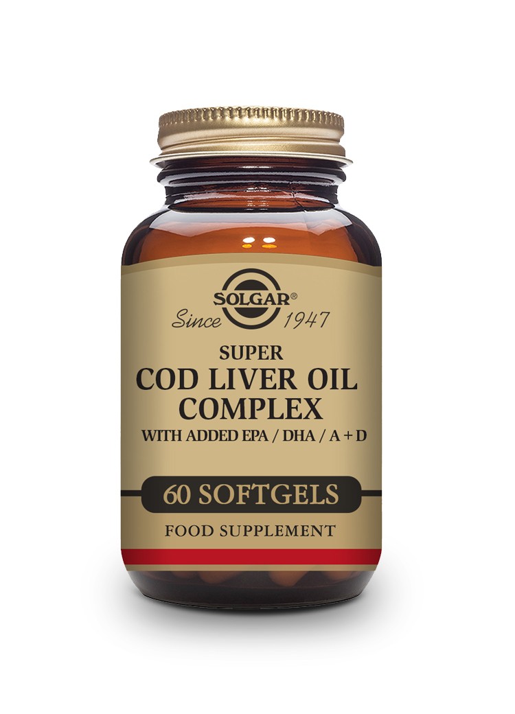 Solgar Super Cod Liver Oil Complex, 60 macios.