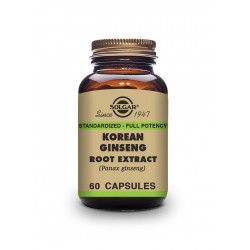 Solgar SFP Ginseng coreano, (60) Tampas vegetais.