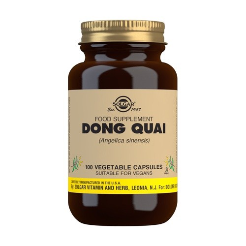 Solgar Dong Quai, 100 cápsulas vegetais.