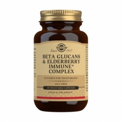 Solgar Beta Glucans Complexo Imunológico com Sabugueiro, 60 caps.