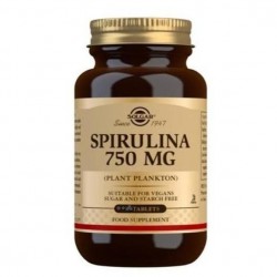 Solgar Spirulina 750 mg, 100 Comprimidos.