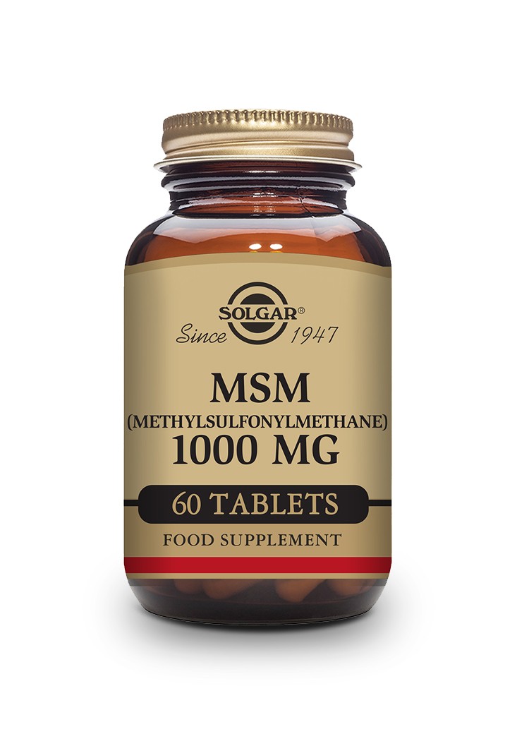 Solgar MSM 1000 mg, 60 comprimidos.