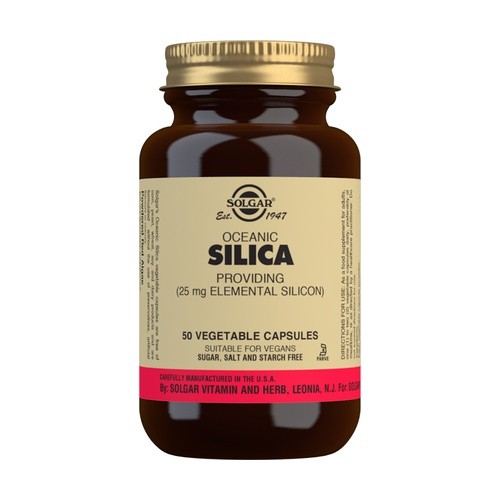 Solgar Ocean Silica 25 mg. 50 Cápsulas Vegetais.