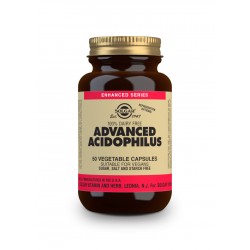 Solgar Advanced Acidophilus (Não Lácteos), 50 Cápsulas Vegetarianas.