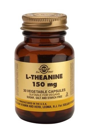 Solgar L- Theanine 150 mg, 30 cápsulas vegetarianas.