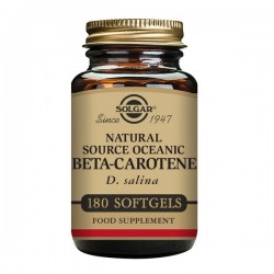 Solgar Beta Caroteno 100% Natural 7mg, 180 Cápsulas gelatinosas.