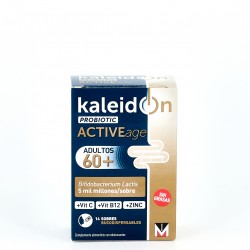 Kaleidon Active Age 60+ Probiótico, 14 Sobres bucodispersíveis.