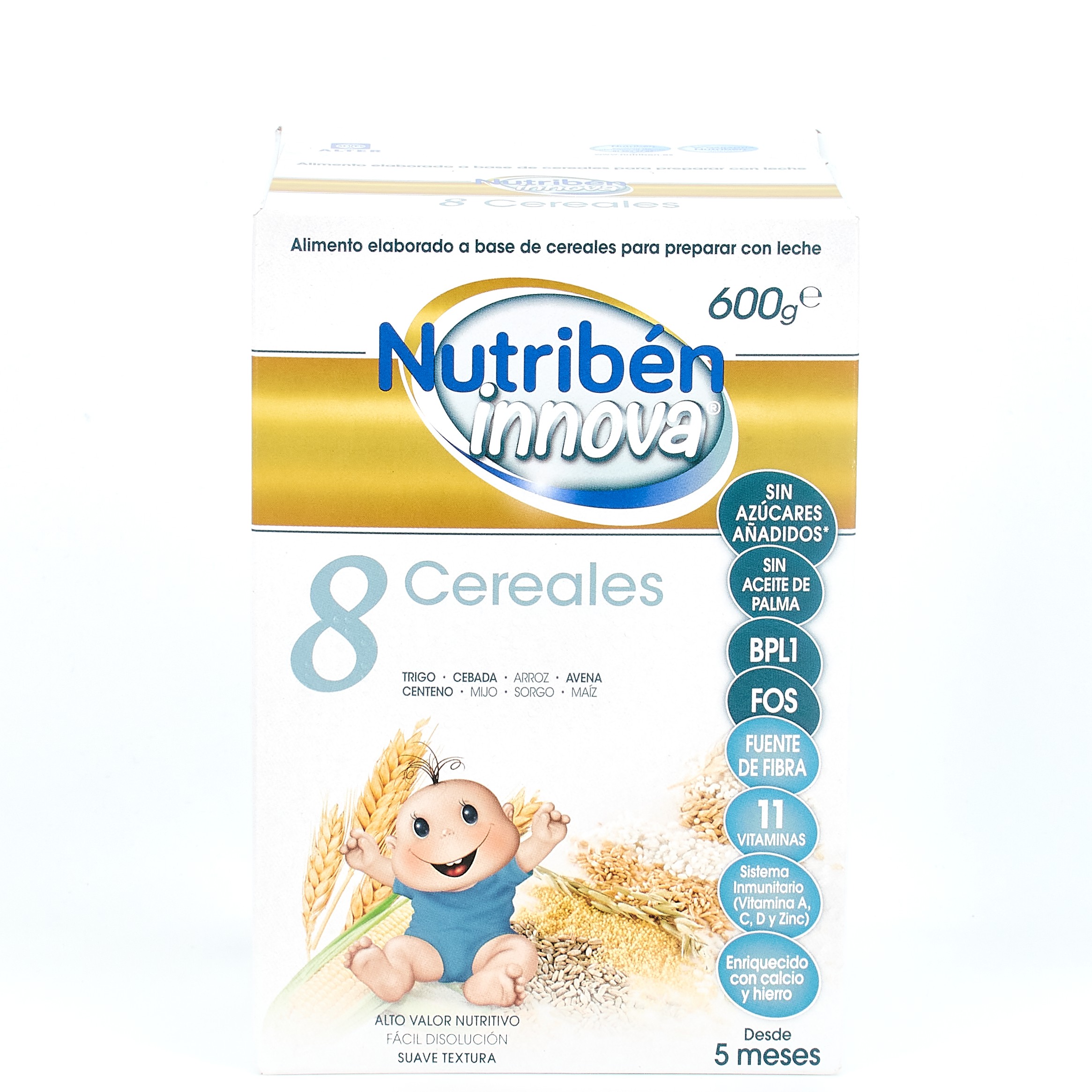 Nutribén Innova 8 Cereais, 600 g.