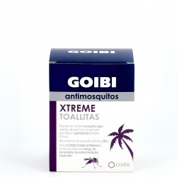 Goibi Antimosquito Xtreme Wipes, 16 unidades.