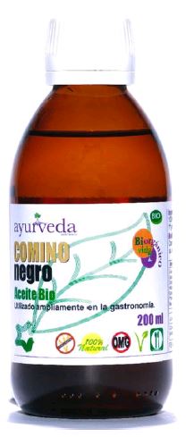 Ayurveda Organic Pure Black Óleo de Cominho, 500 ml