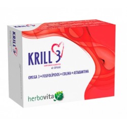 Herbovita Krill 3, 60 cápsulas