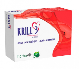 Herbovita Krill 3, 60 cápsulas