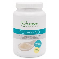 Colágeno NaturLider com sabor a baunilha de magnésio, 540 g