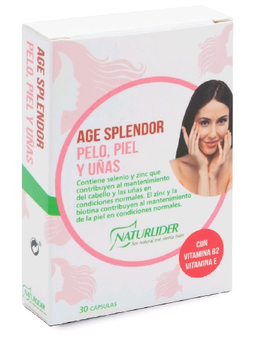 Naturlider Age splendor cabelo, pele e unhas, 30 vegicaps