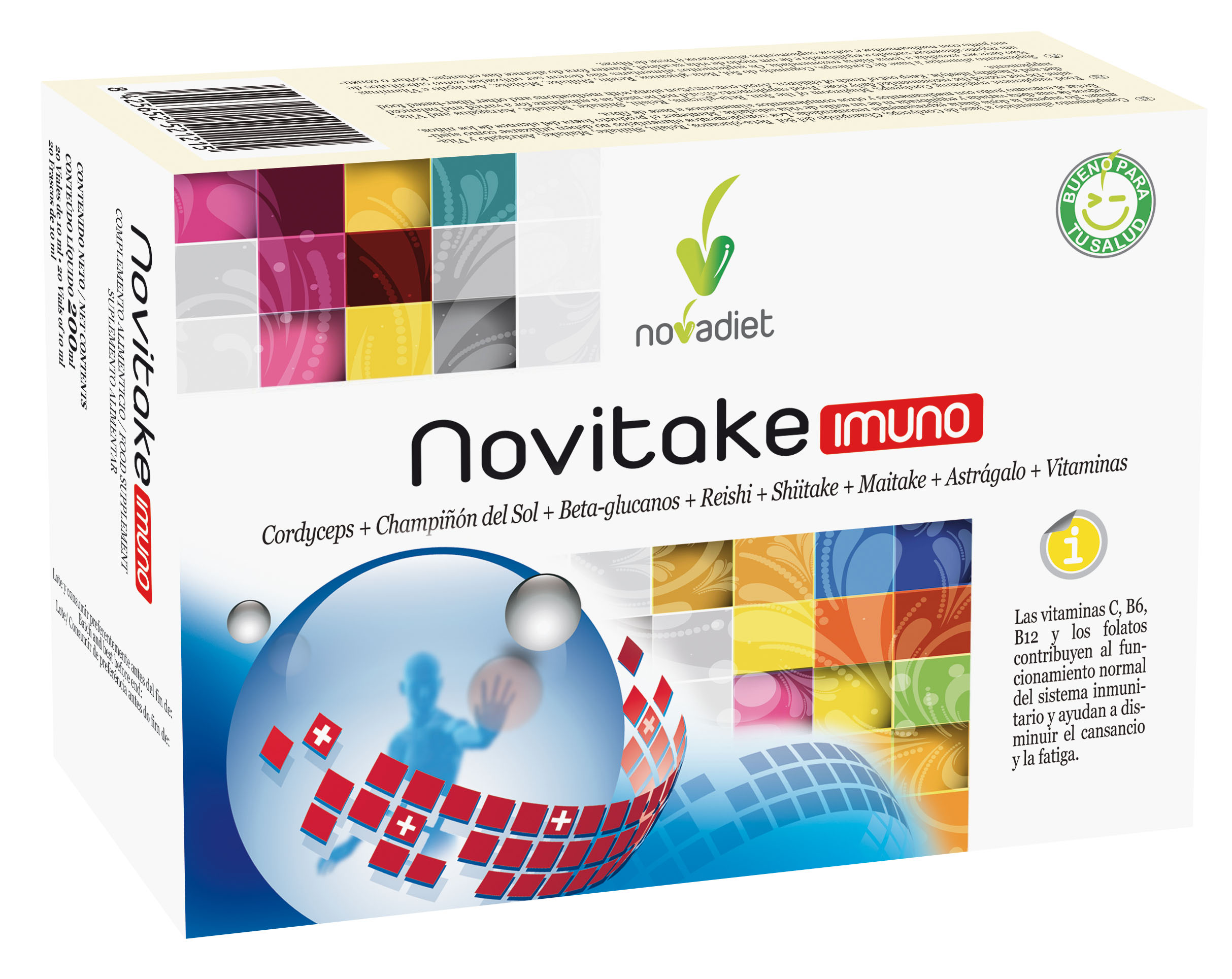 Novadiet Novitake imuno, 20 frascos para injetáveis