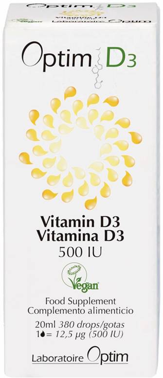 Optim Vitamina D3 500iu, 20 ml