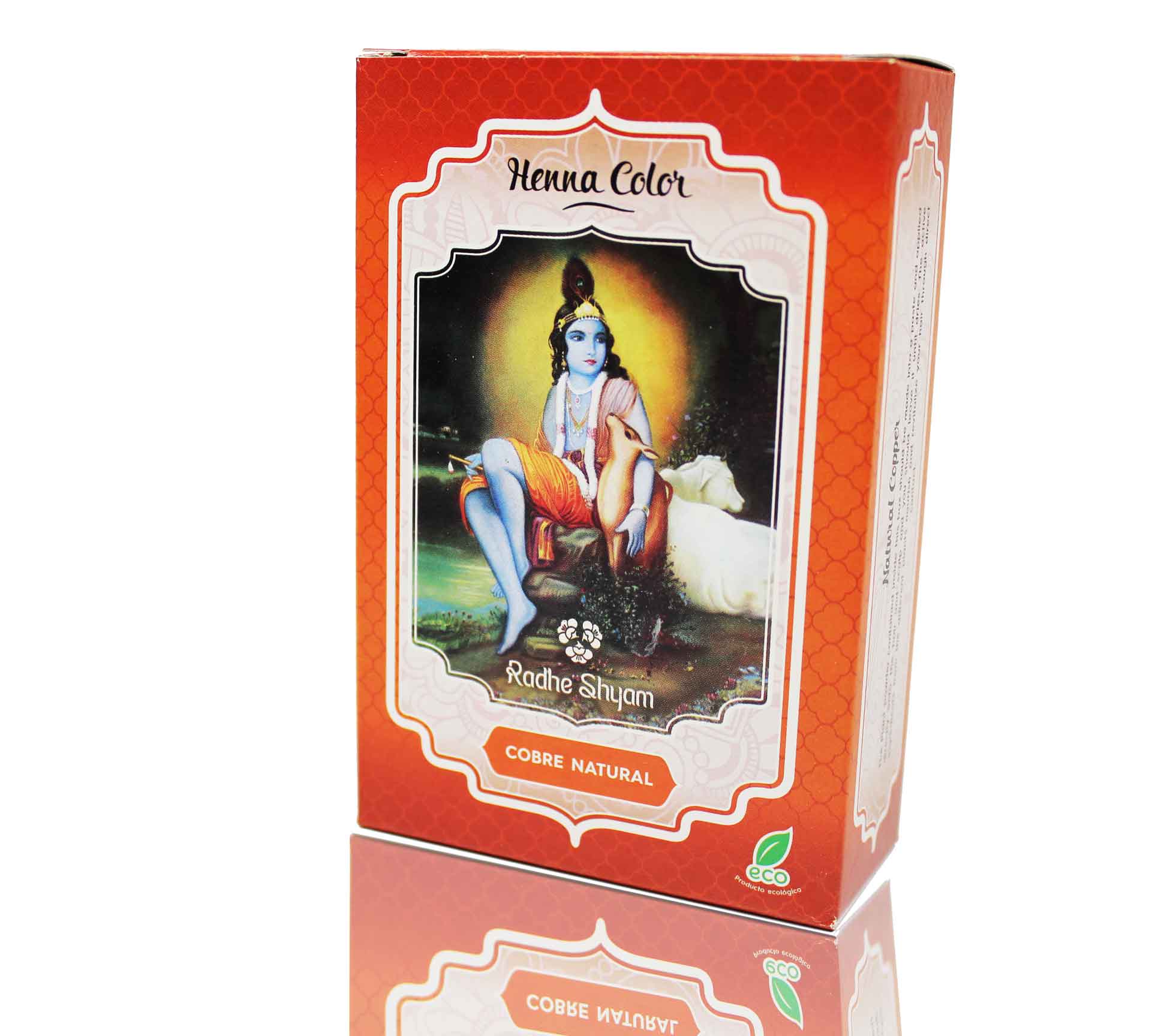 Radhe Shyam Henna cor cobre natural, 100 g